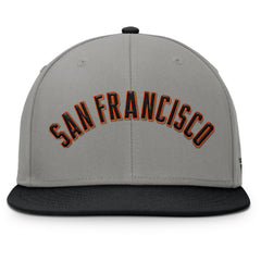 San Francisco Giants Clubhouse Dugout Fitted Hat Gray/Black