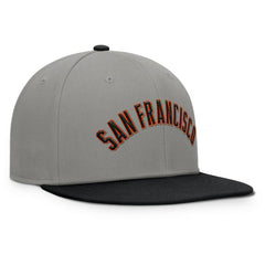 San Francisco Giants Clubhouse Dugout Fitted Hat Gray/Black