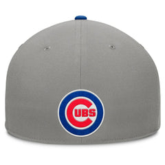 Chicago Cubs Clubhouse Dugout Fitted Hat Gray/Royal