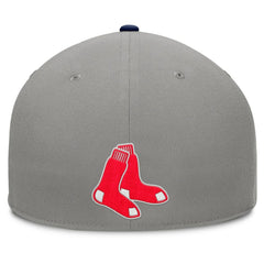 Boston Red Sox Clubhouse Dugout Fitted Hat Gray/Navy