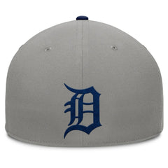 Detroit Tigers Clubhouse Dugout Fitted Hat Gray/Navy