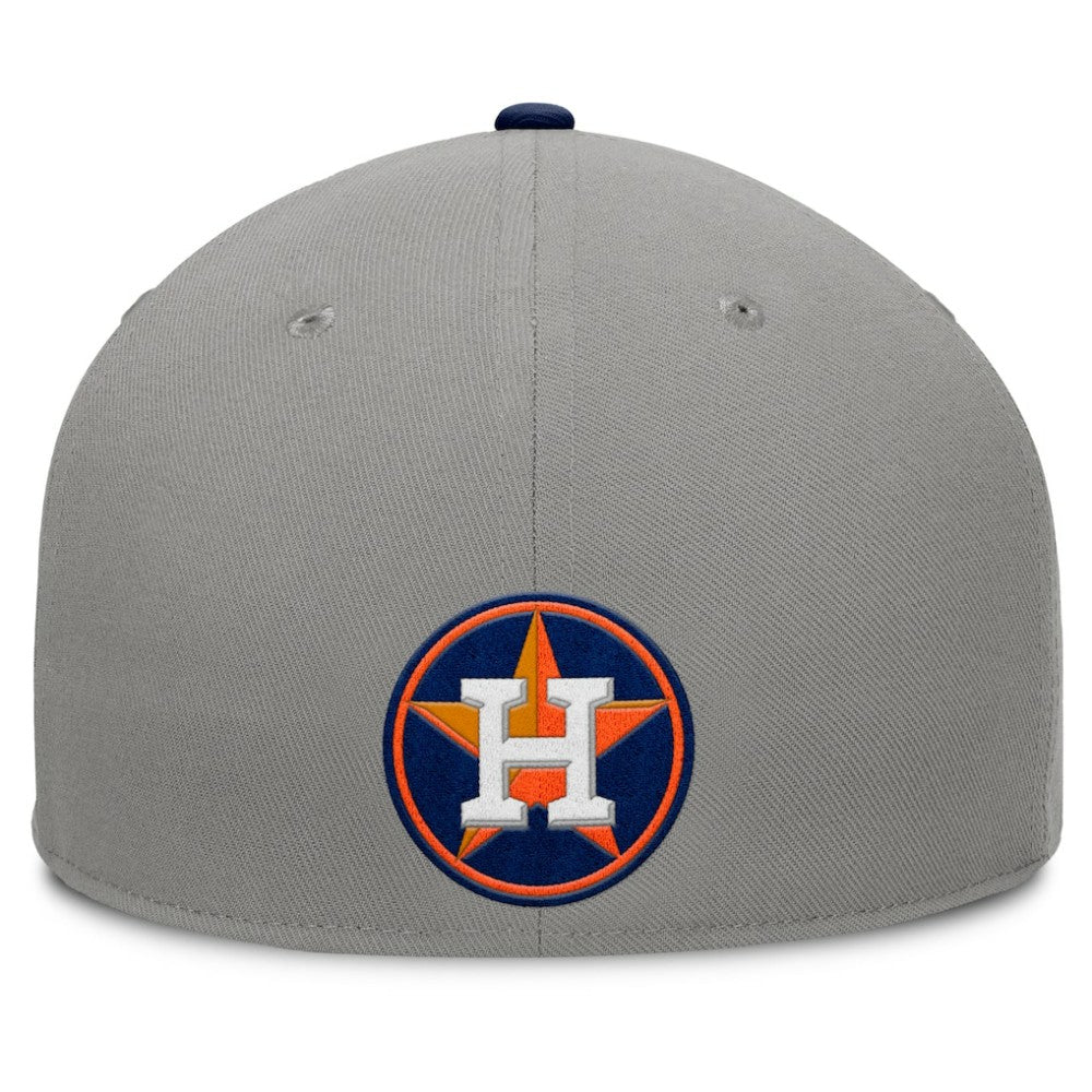 Houston Astros Clubhouse Dugout Fitted Hat Gray/Navy