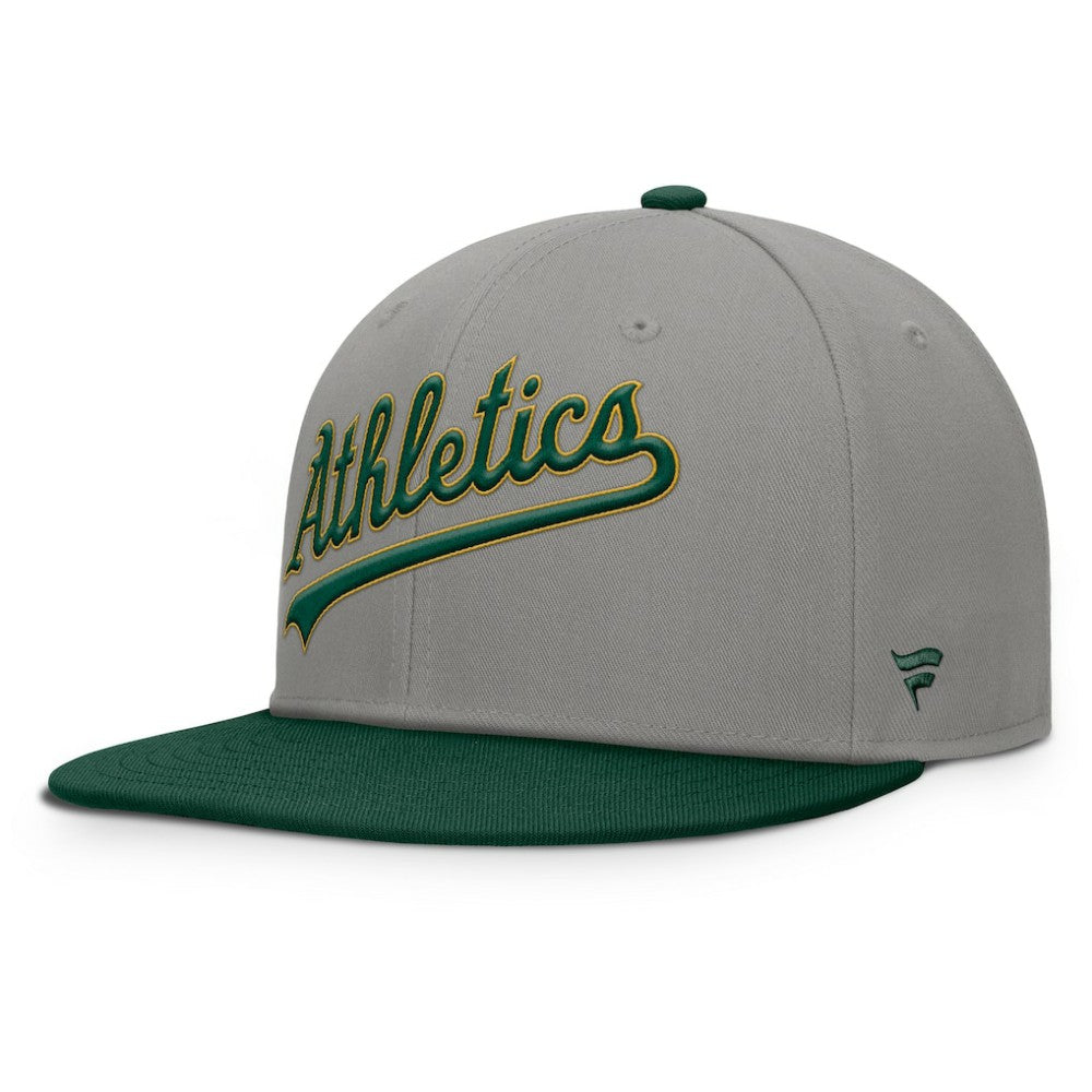 Athletics Clubhouse Dugout Fitted Hat Gray/Green