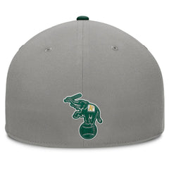 Athletics Clubhouse Dugout Fitted Hat Gray/Green