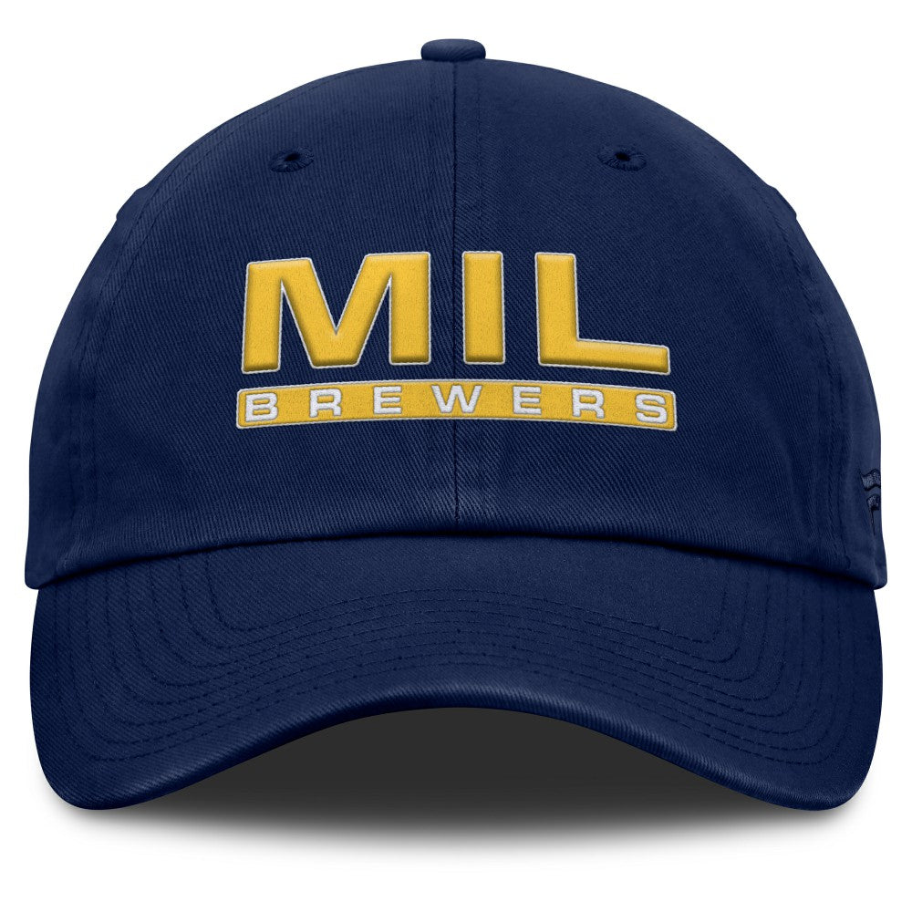 Milwaukee Brewers Women's Fly Out Adjustable Hat Navy