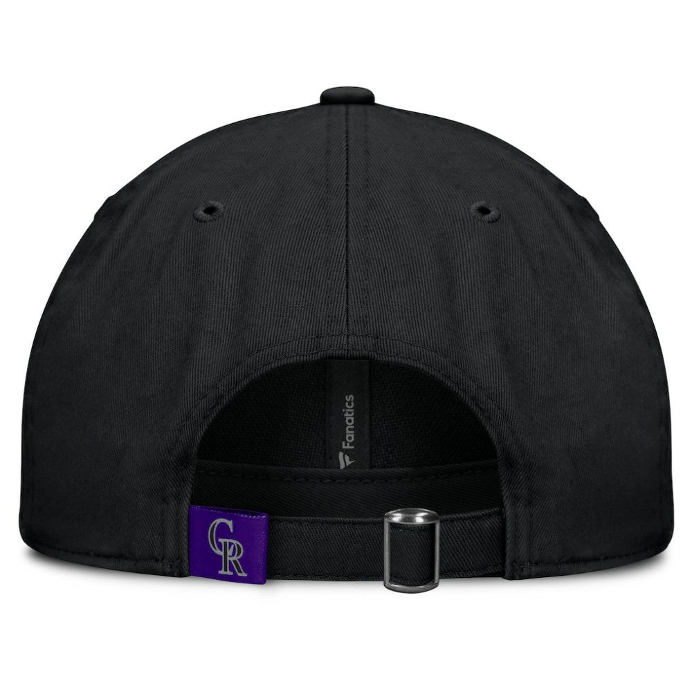Colorado Rockies Women's Fly Out Adjustable Hat Black