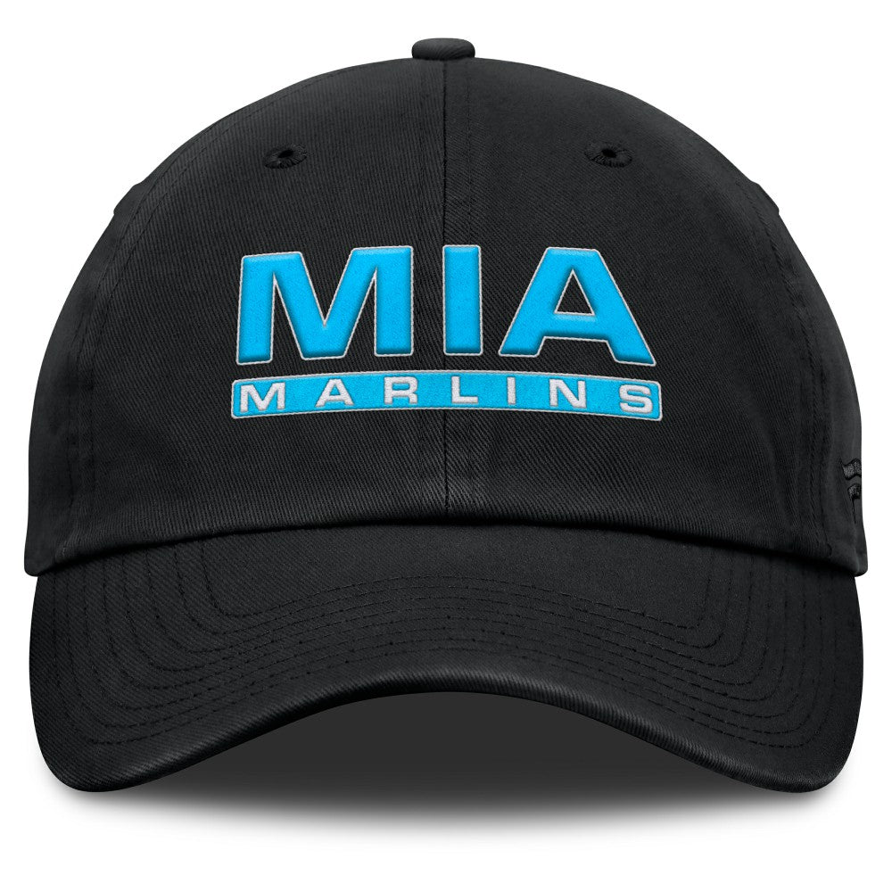 Miami Marlins Women's Fly Out Adjustable Hat Black