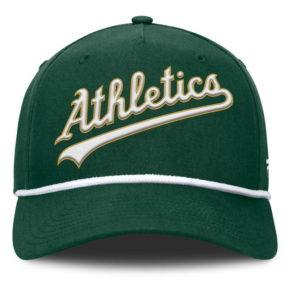 Athletics Clubhouse Foul Ball A-Frame Adjustable Hat Green