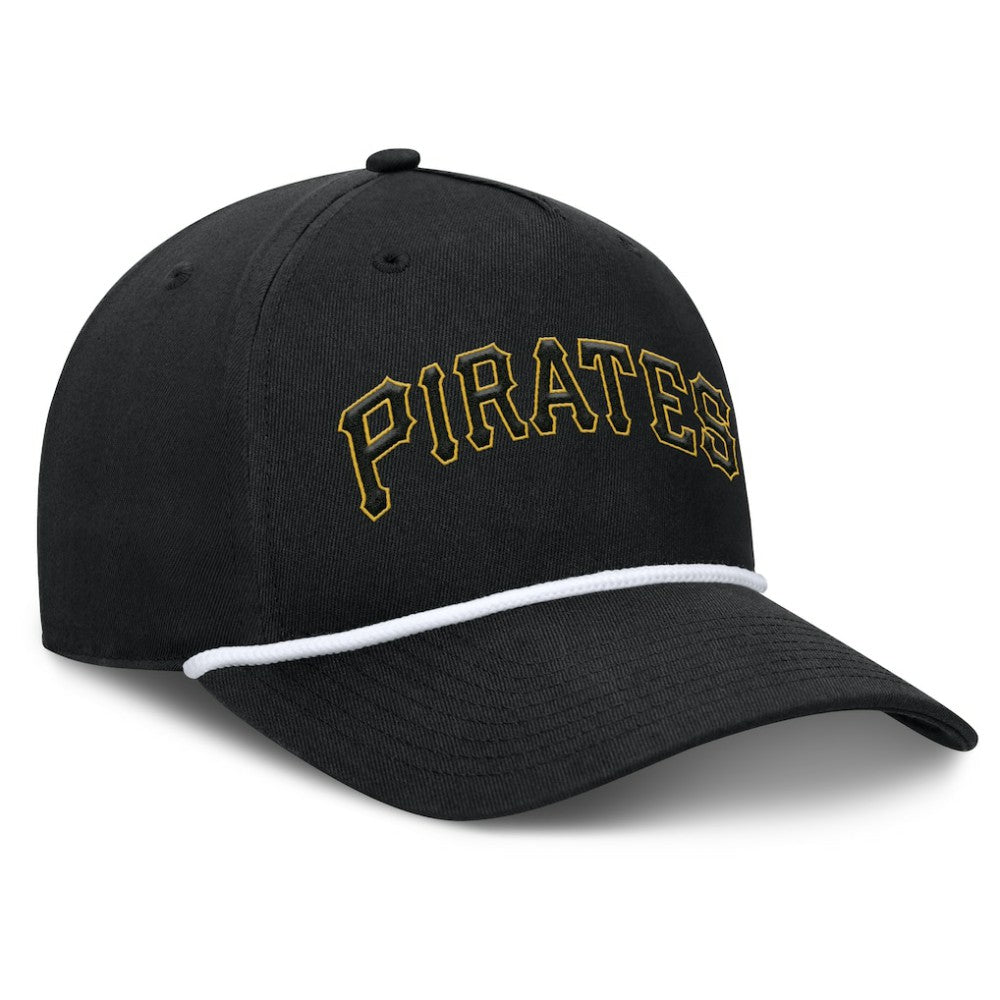 Pittsburgh Pirates Clubhouse Foul Ball A-Frame Adjustable Hat Black