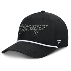 Chicago White Sox Clubhouse Foul Ball A-Frame Adjustable Hat Black