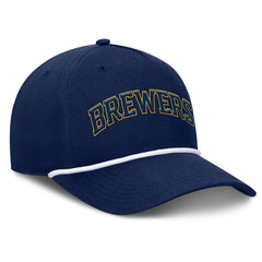Milwaukee Brewers Clubhouse Foul Ball A-Frame Adjustable Hat Navy