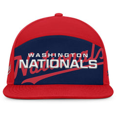 Washington Nationals Clubhouse Splitter Snapback Hat Red/Navy