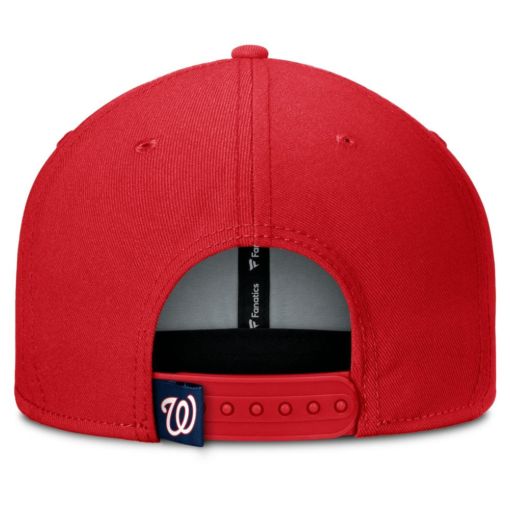 Washington Nationals Clubhouse Splitter Snapback Hat Red/Navy