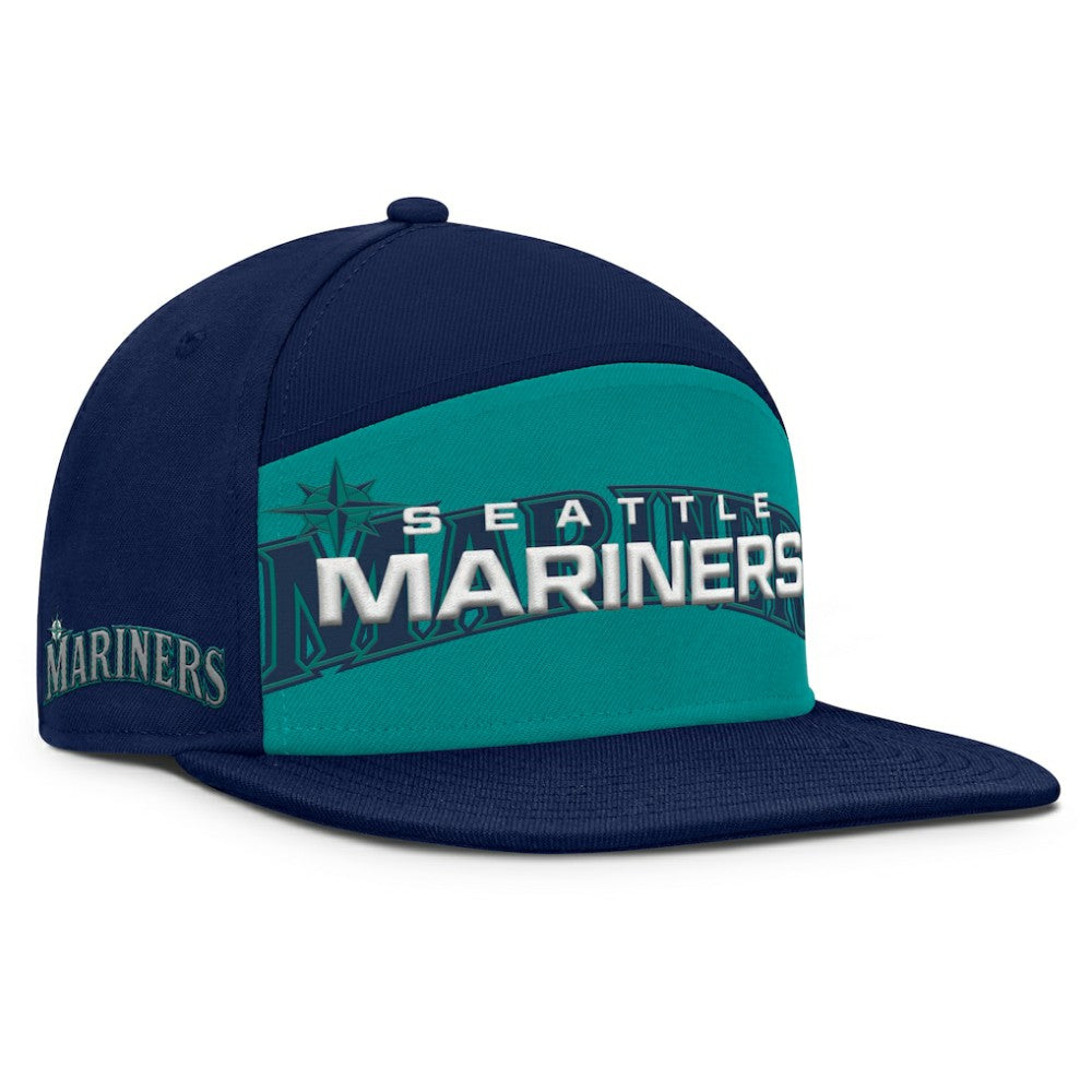 Seattle Mariners Clubhouse Splitter Snapback Hat Navy/Teal