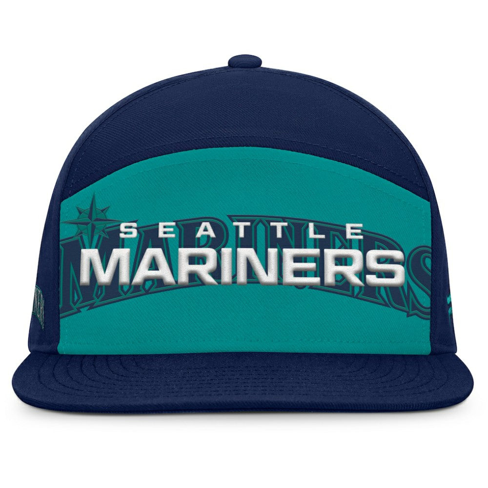 Seattle Mariners Clubhouse Splitter Snapback Hat Navy/Teal