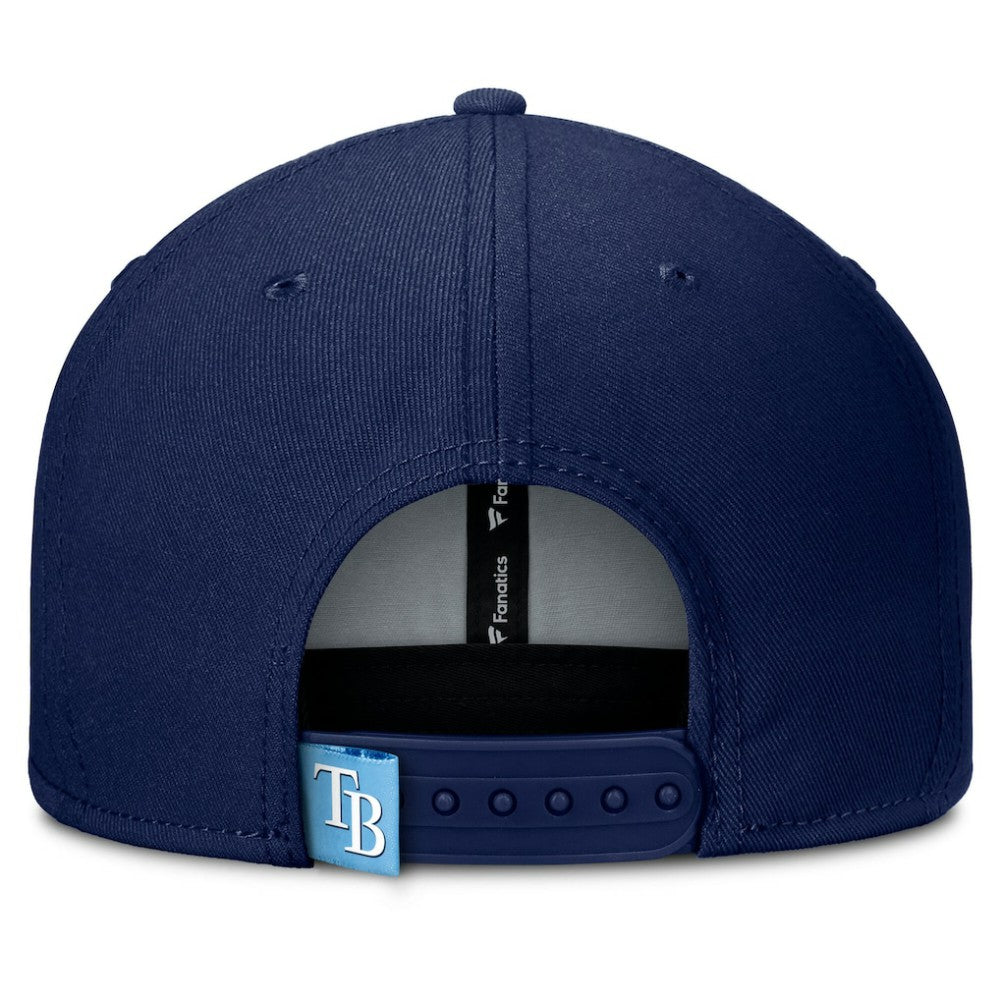 Tampa Bay Rays Clubhouse Splitter Snapback Hat Navy/Light Blue