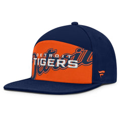 Detroit Tigers Clubhouse Splitter Snapback Hat Navy/Orange