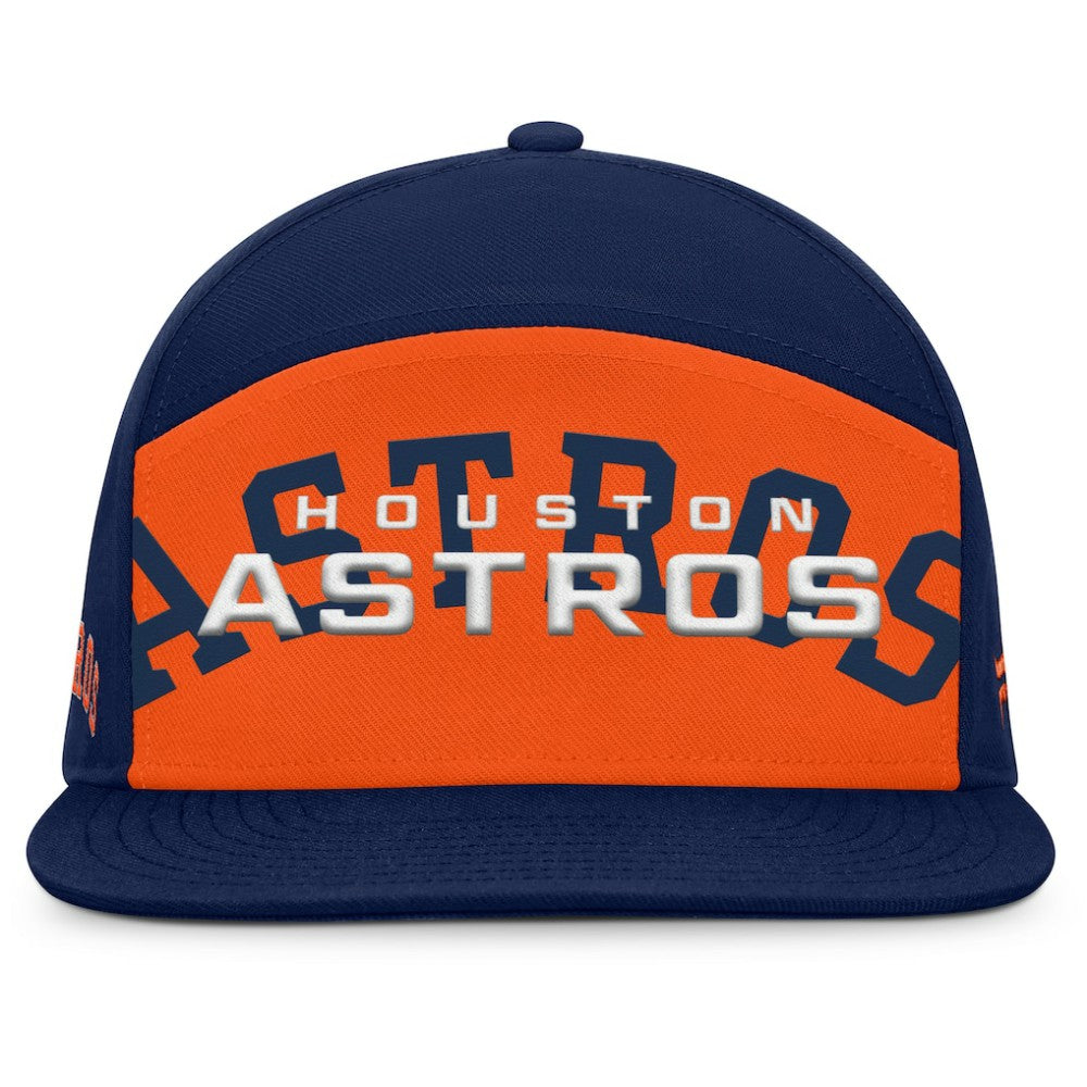 Houston Astros Clubhouse Splitter Snapback Hat Navy/Orange