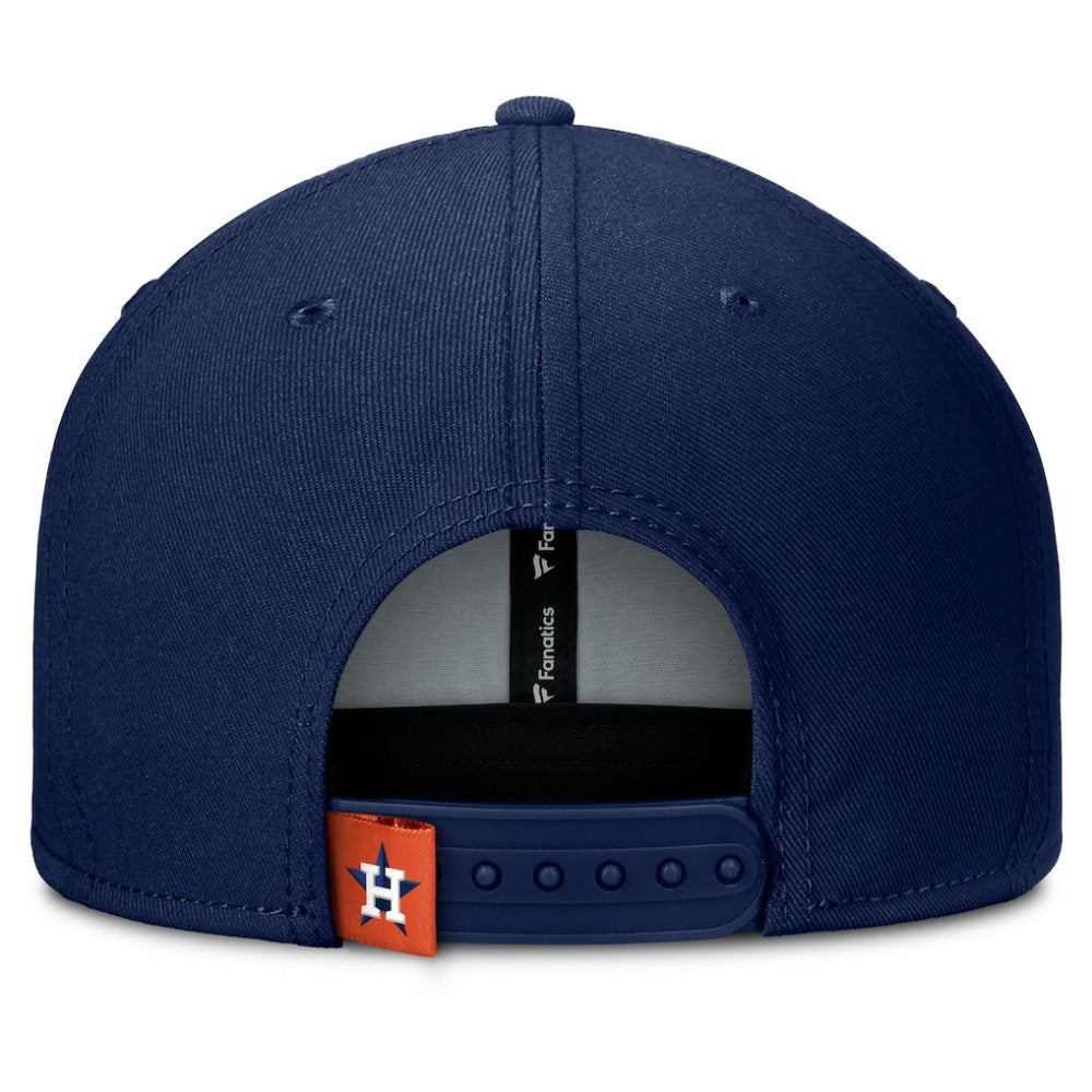 Houston Astros Clubhouse Splitter Snapback Hat Navy/Orange