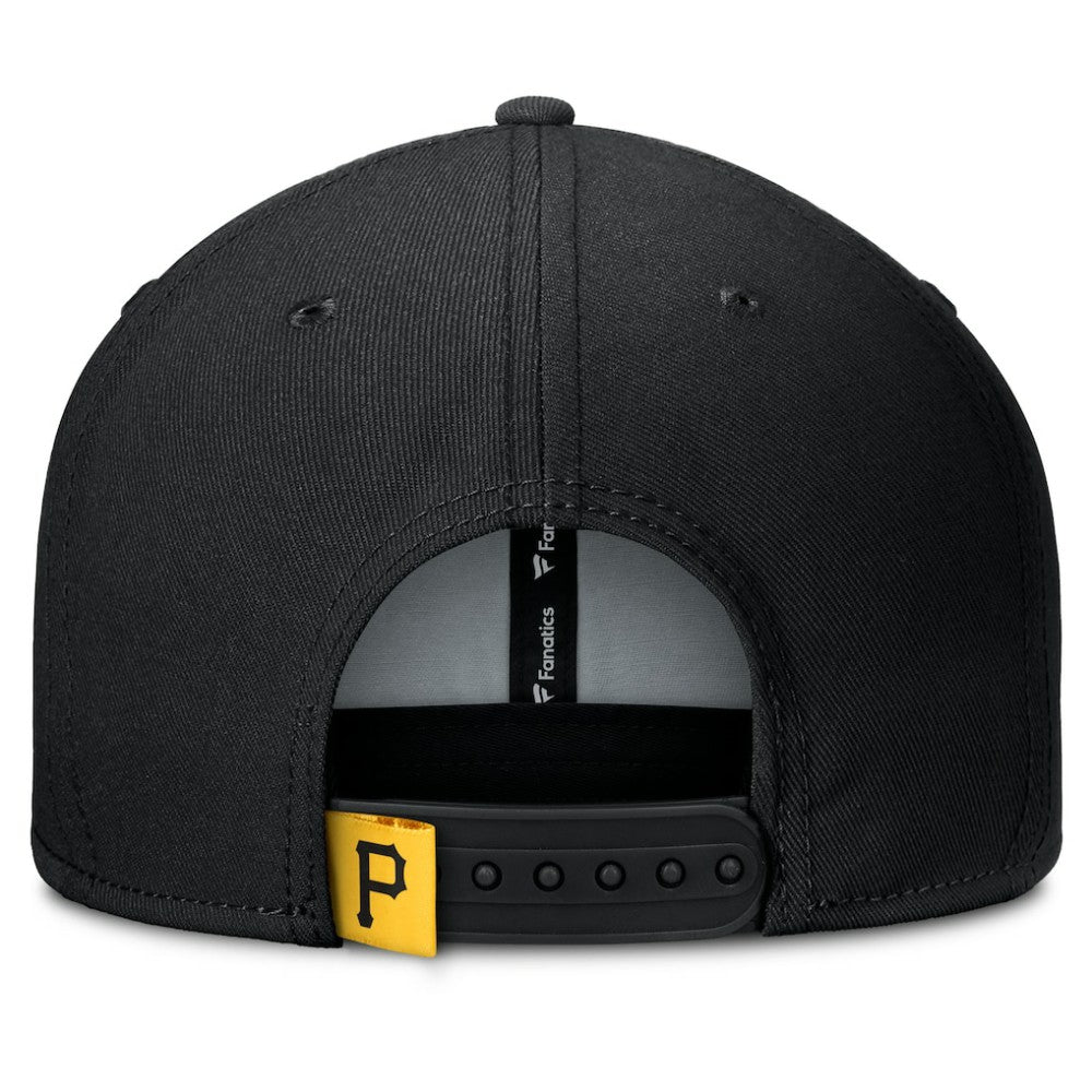 Pittsburgh Pirates Clubhouse Splitter Snapback Hat Black/Gold
