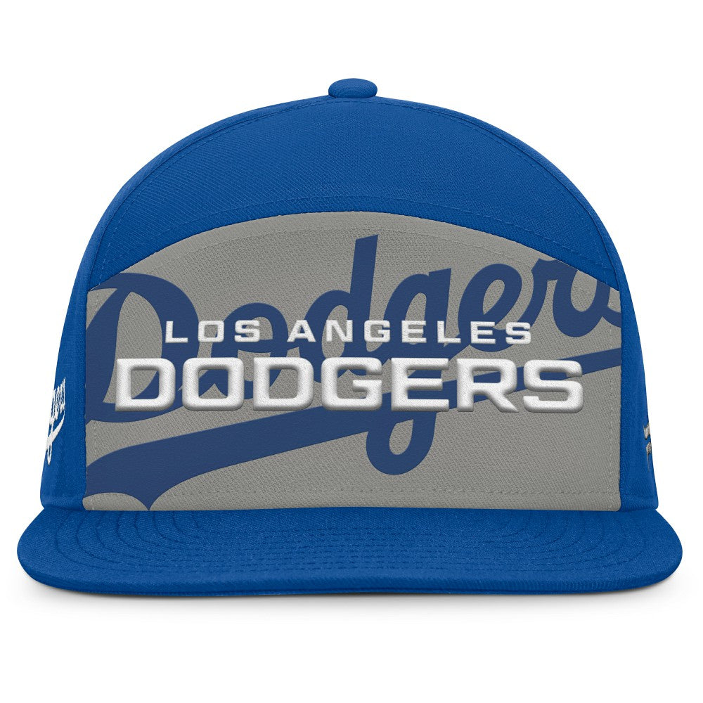 Los Angeles Dodgers Clubhouse Splitter Snapback Hat Royal/Gray