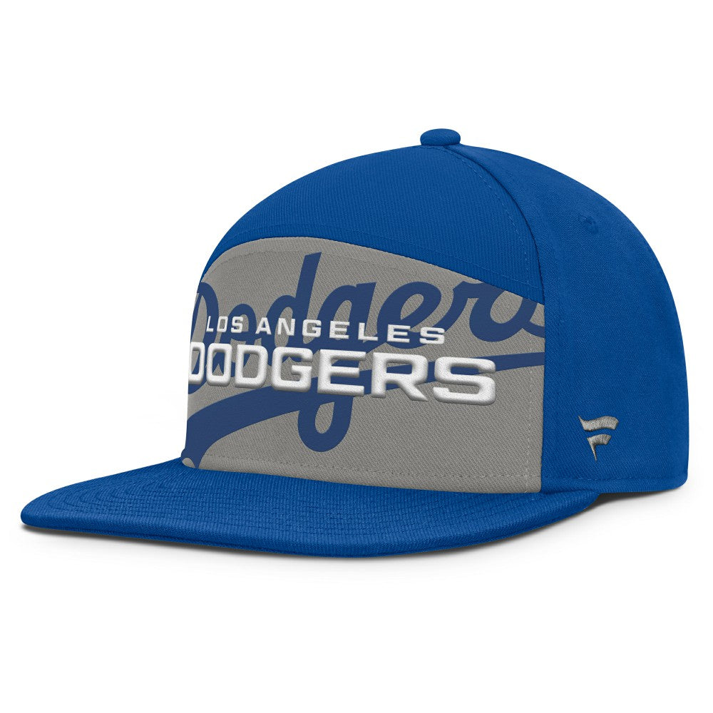 Los Angeles Dodgers Clubhouse Splitter Snapback Hat Royal/Gray