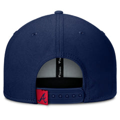 Atlanta Braves Clubhouse Splitter Snapback Hat Navy/Red