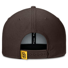 San Diego Padres Clubhouse Splitter Snapback Hat Brown/Gold
