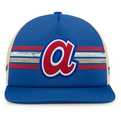 Atlanta Braves Cooperstown Collection Powers Snapback Hat Royal/Natural