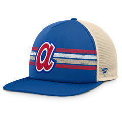 Atlanta Braves Cooperstown Collection Powers Snapback Hat Royal/Natural