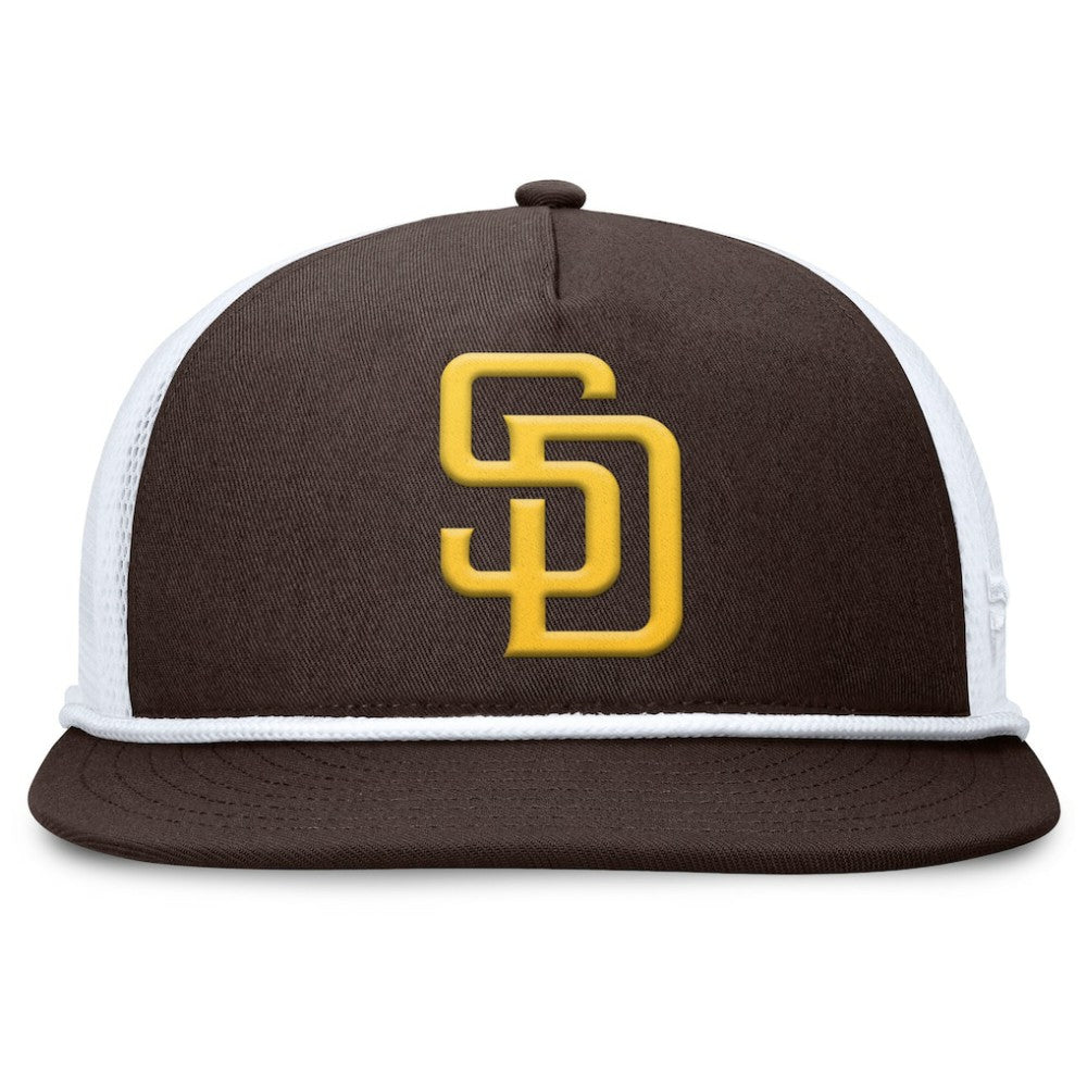 San Diego Padres Clubhouse Change Up Snapback Hat Brown/White