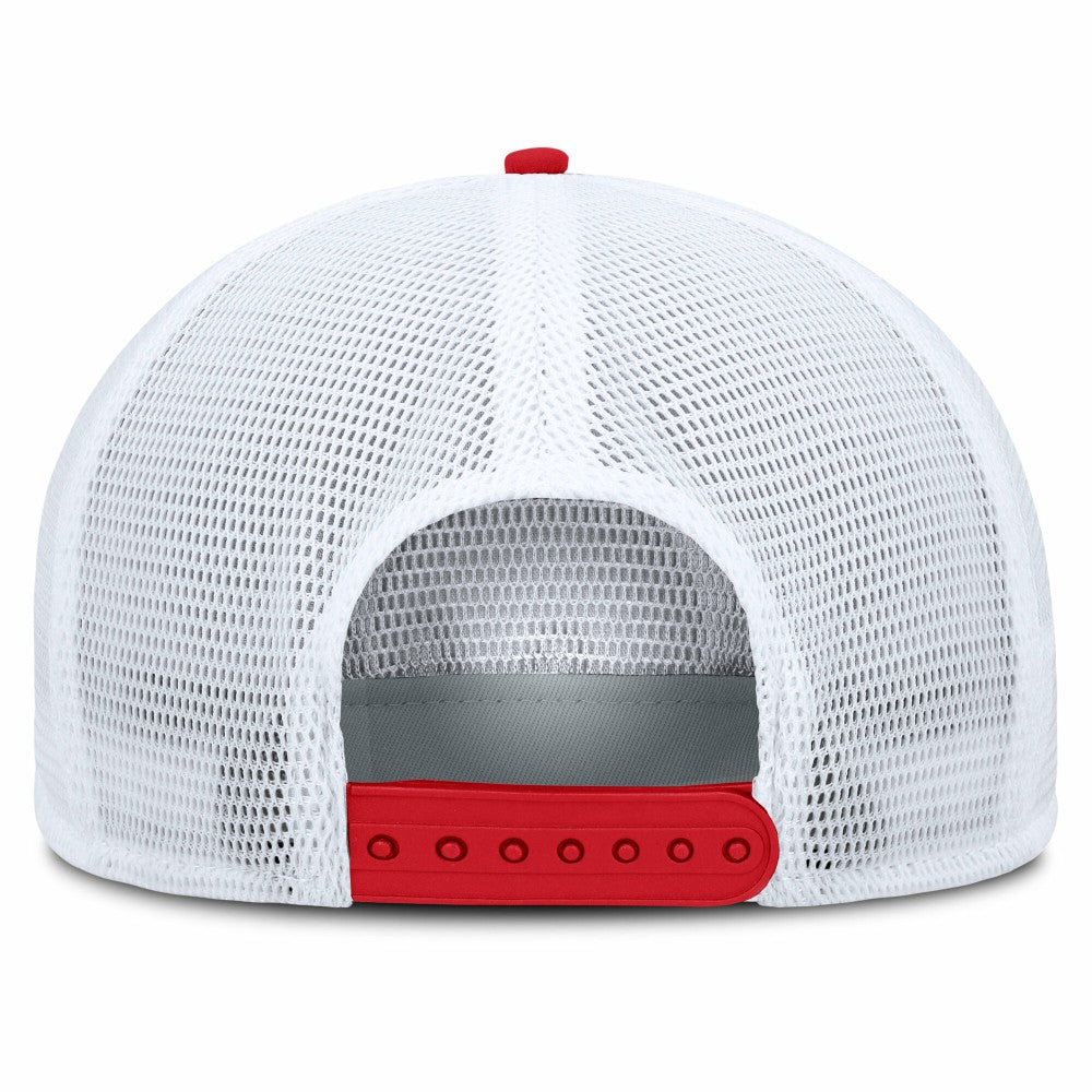 Los Angeles Angels Clubhouse Change Up Snapback Hat Red/White