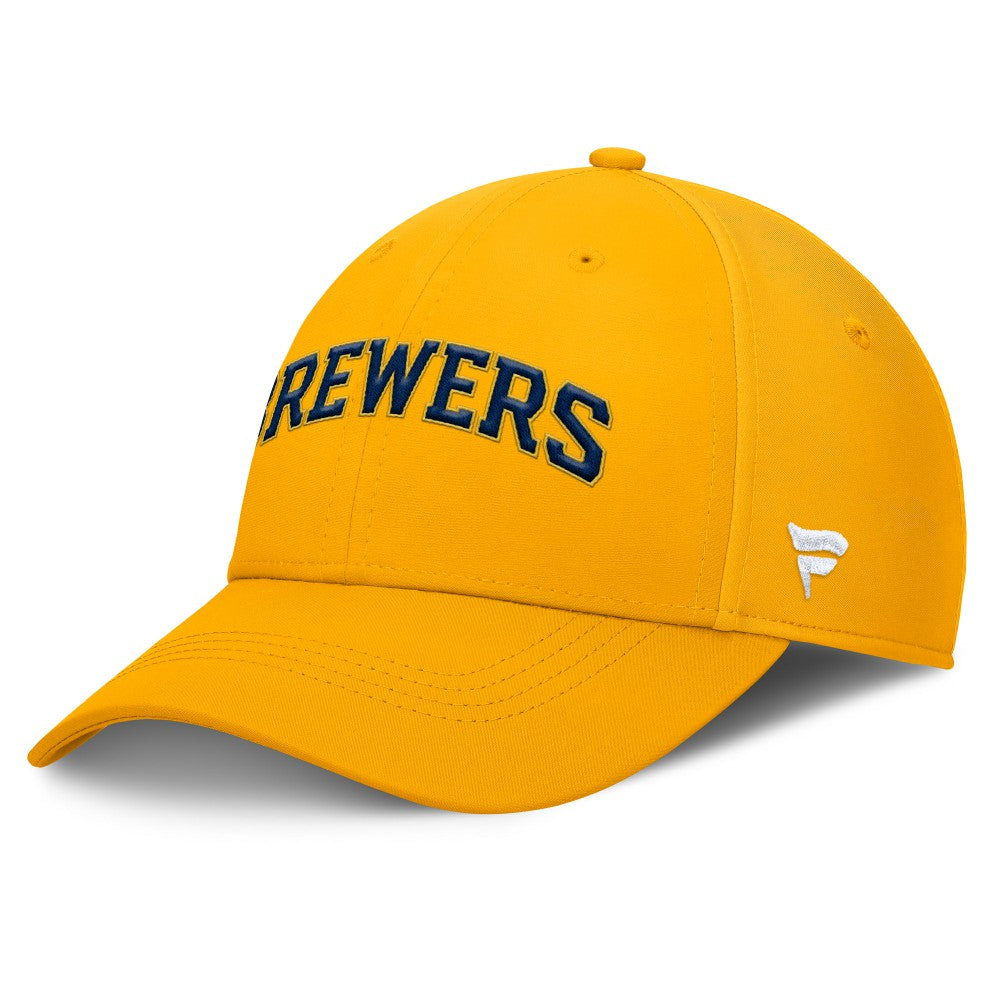 Milwaukee Brewers Core Flex Hat Gold