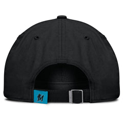 Miami Marlins Club Adjustable Hat Black