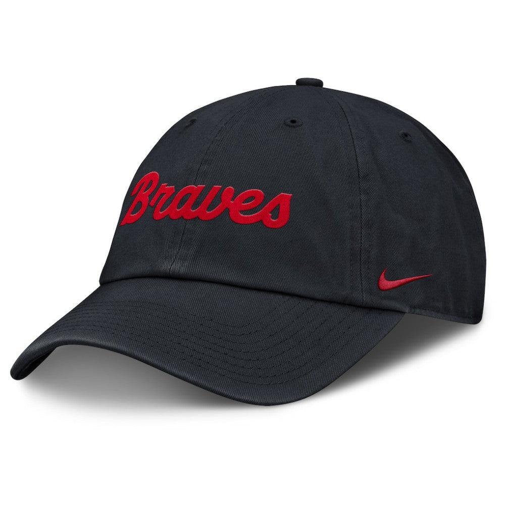 Atlanta Braves Club Adjustable Hat Navy