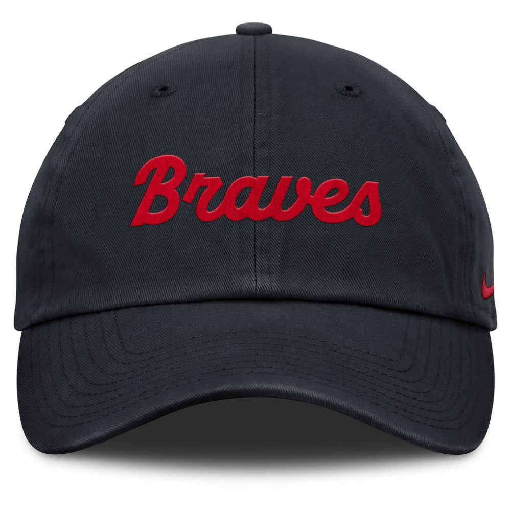 Atlanta Braves Club Adjustable Hat Navy