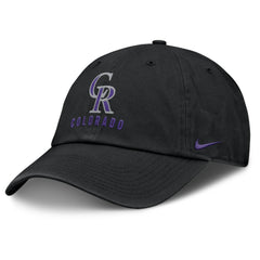Colorado Rockies Club Adjustable Hat Black
