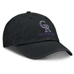 Colorado Rockies Club Adjustable Hat Black