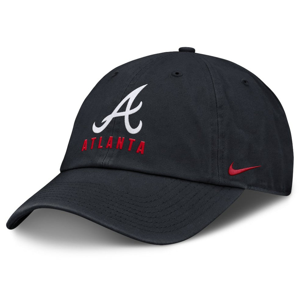 Atlanta Braves Club Adjustable Hat Navy