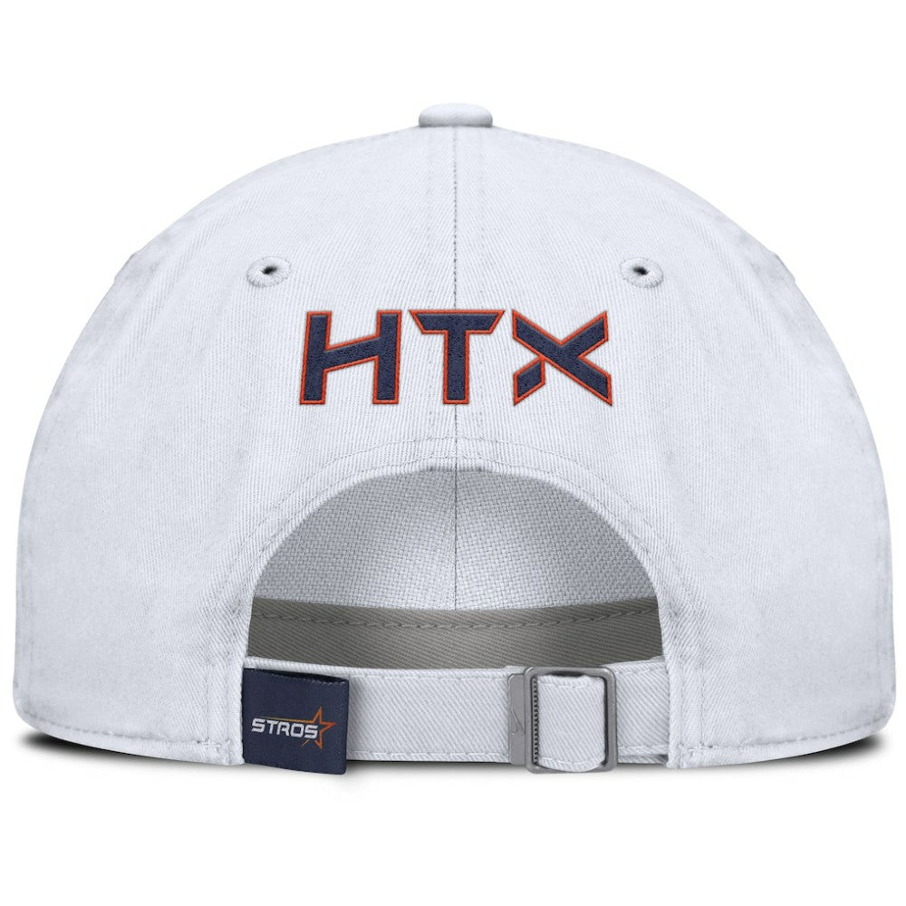 Houston Astros Unisex 2025 City Connect Club Adjustable Hat White