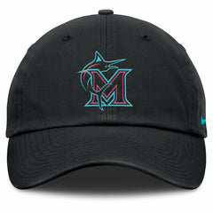 Miami Marlins Unisex 2025 City Connect Club Adjustable Hat Black