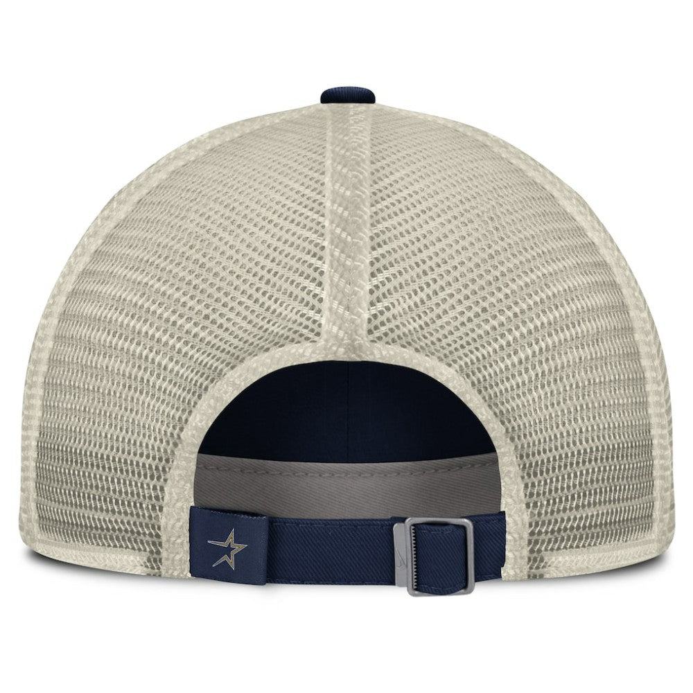 Houston Astros Cooperstown Collection Club Trucker Adjustable Hat Navy/Natural