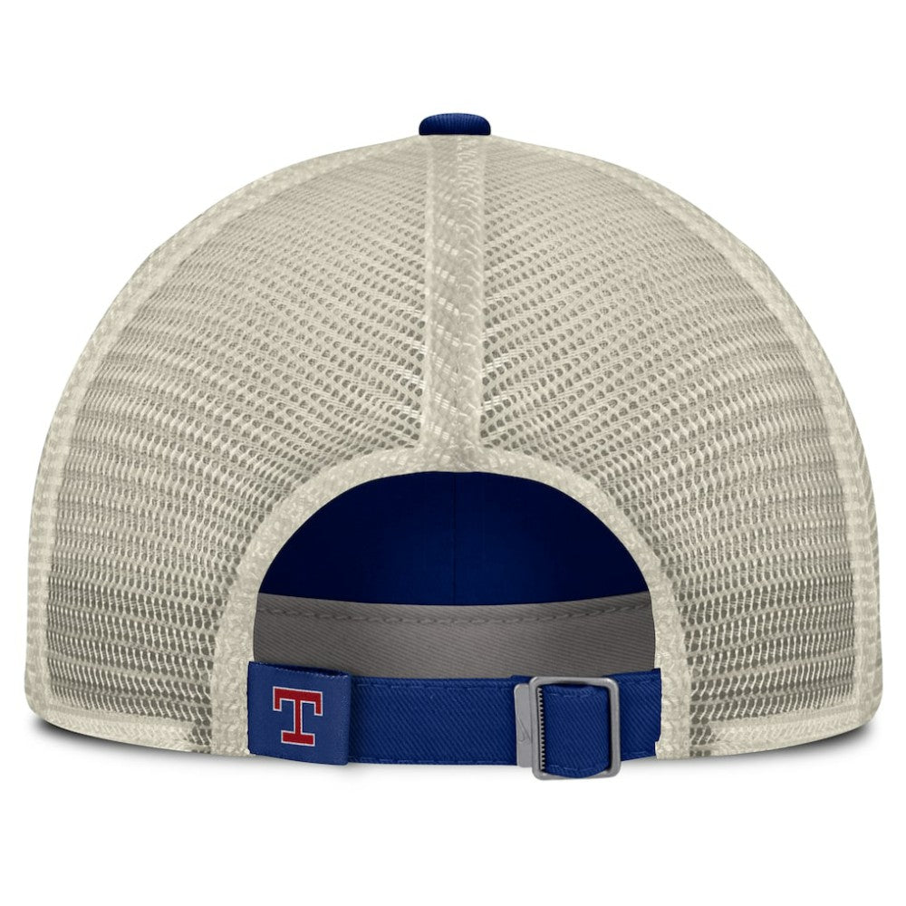 Texas Rangers Cooperstown Collection Club Trucker Adjustable Hat Royal/Natural