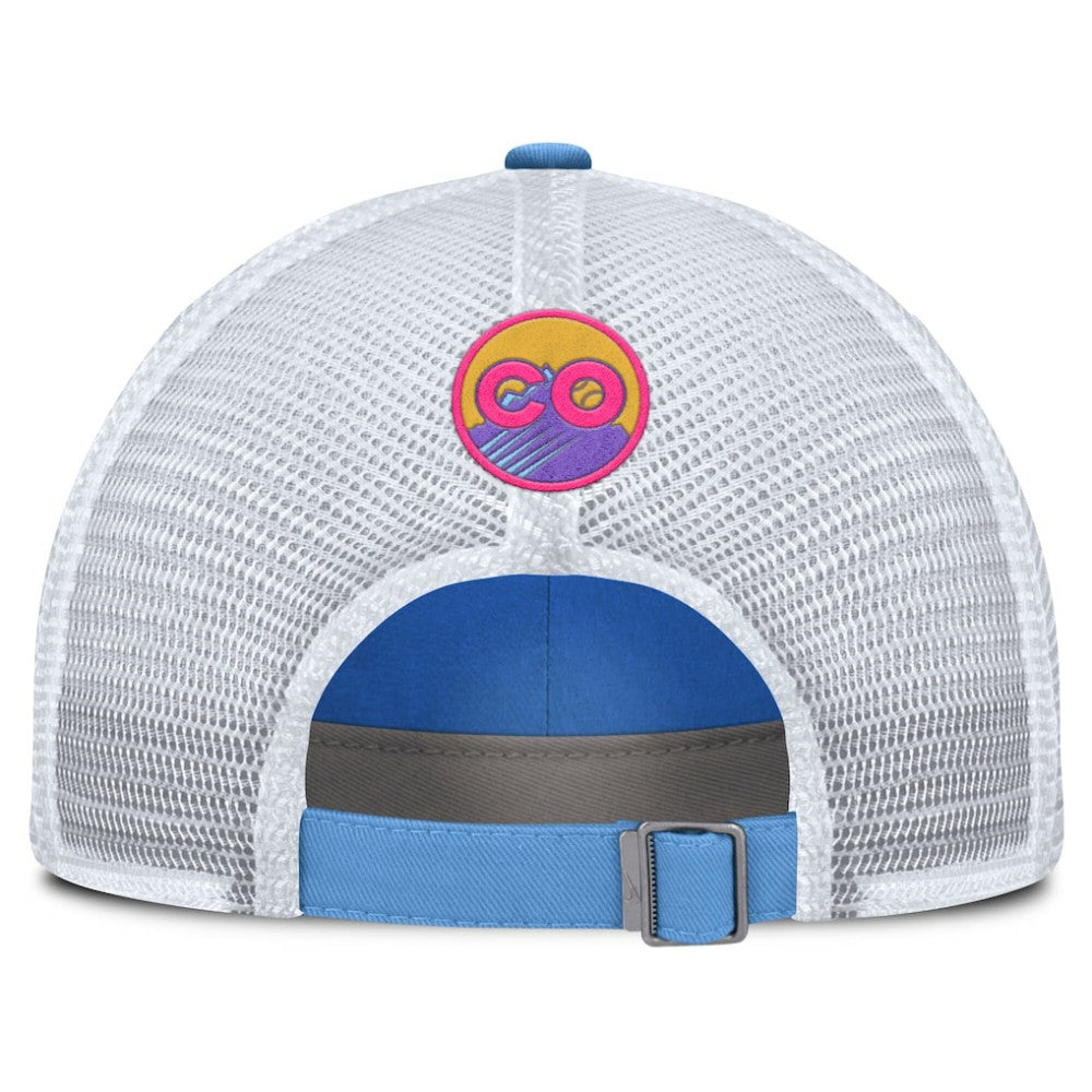 Colorado Rockies Unisex 2025 City Connect Club Adjustable Trucker Hat Light Blue/White