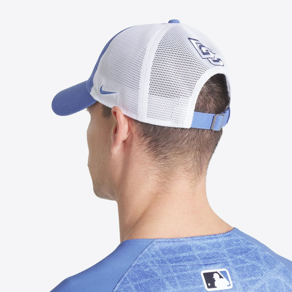 Washington Nationals Unisex 2025 City Connect Club Trucker Adjustable Hat Blue/White