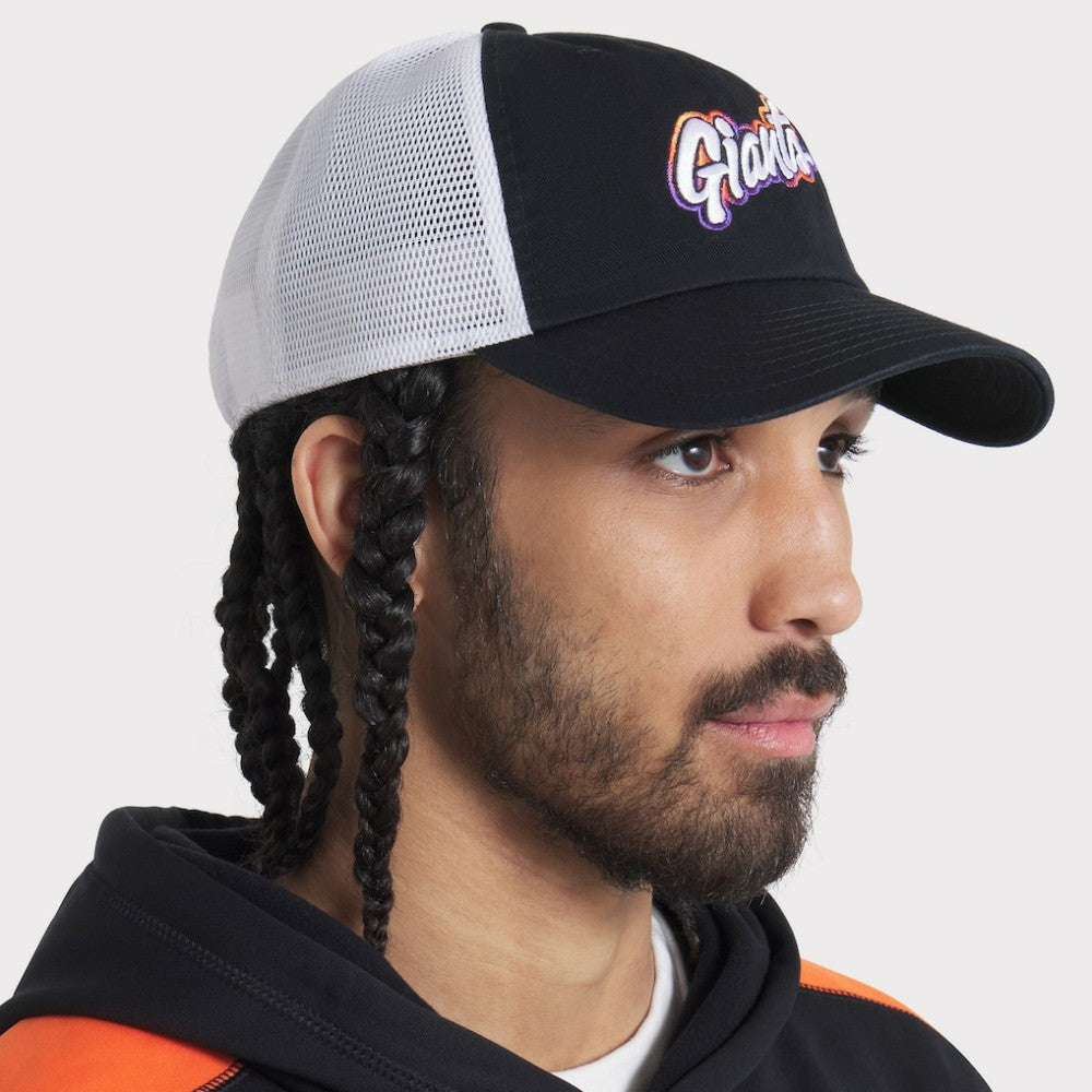 San Francisco Giants Unisex 2025 City Connect Club Adjustable Trucker Hat  Black/White