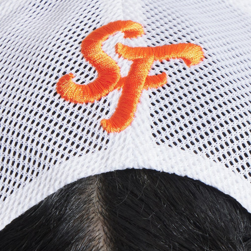 San Francisco Giants Unisex 2025 City Connect Club Adjustable Trucker Hat  Black/White