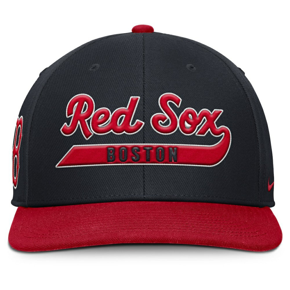 Boston Red Sox Pro Performance Snapback Hat Navy/Red