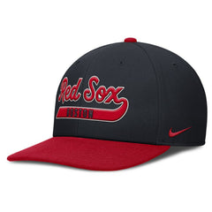 Boston Red Sox Pro Performance Snapback Hat Navy/Red