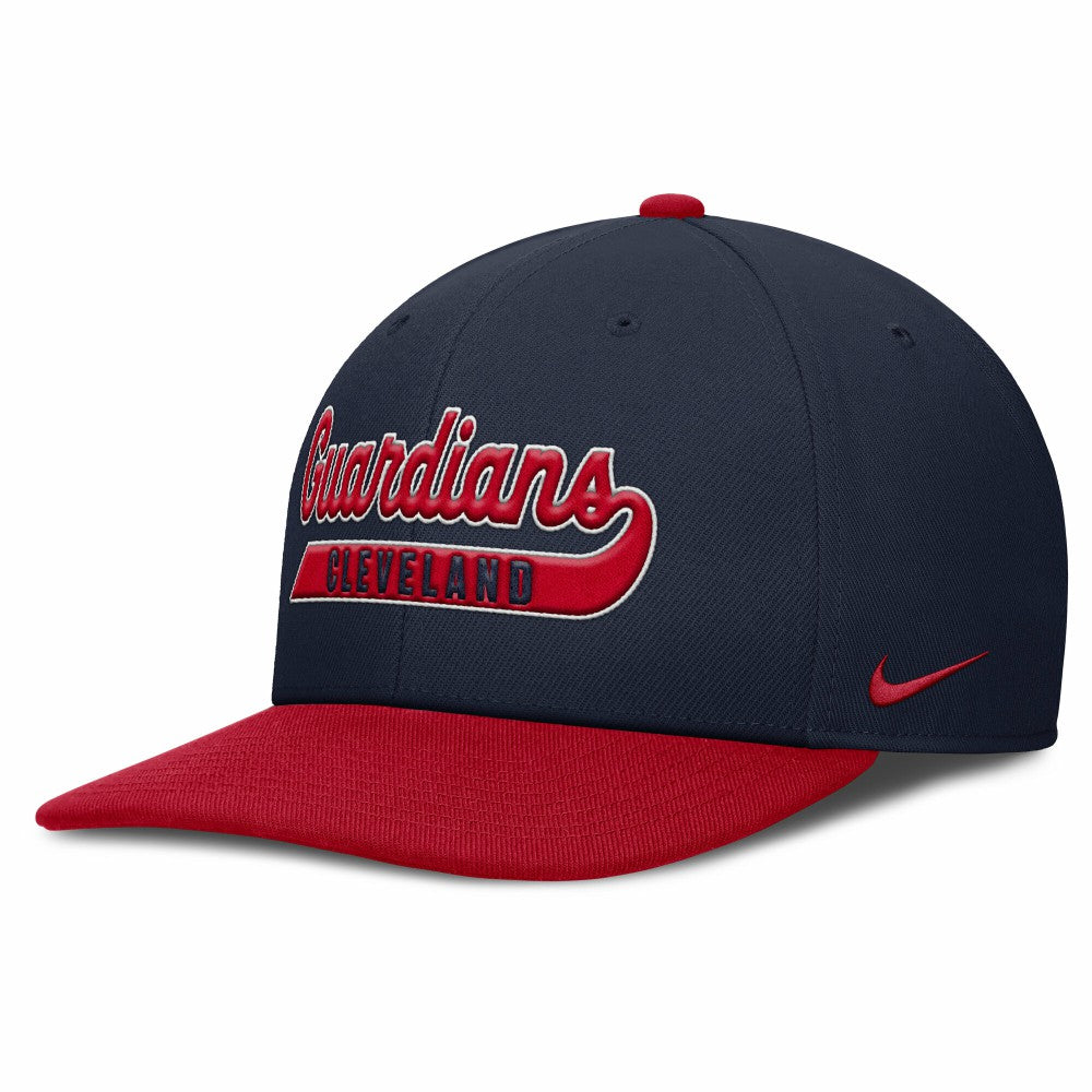 Cleveland Guardians Pro Performance Snapback Hat Navy/Red